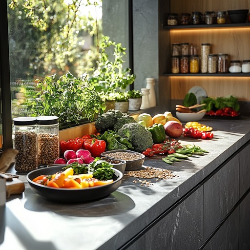 Fresh vegetables and whole foods for nutrition